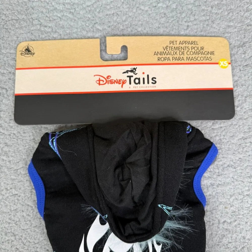 Disney Tails‎ Hades Dog Costume Hoodie Size XS Hercules Villain Pet Apparel NWT